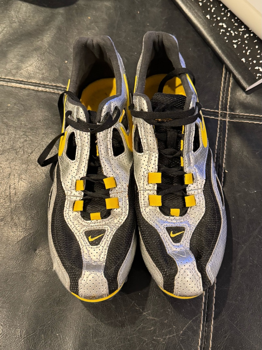 Nike Men’s Black, Gray & Yellow Athletic Sneakers